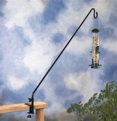 Garden Poles, Brackets and Flanges for birdhouses and feeders
