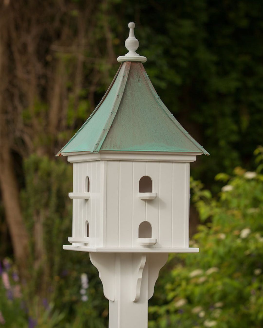 Copper Roof Birdhouse 28x12- 8 Perches