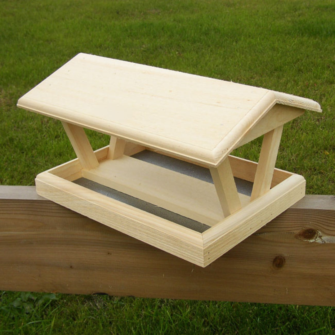 Coveside Cottage Wooden Bird Feeder – Ideal for feeding birds, this cottage-style feeder adds charm to any backyard