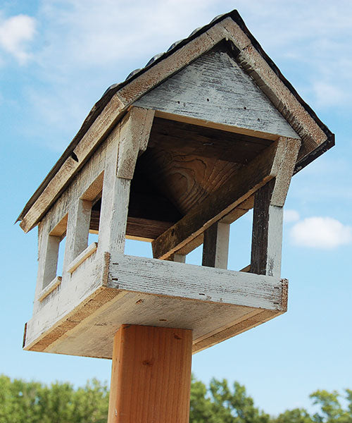 Covered Birdfeeder