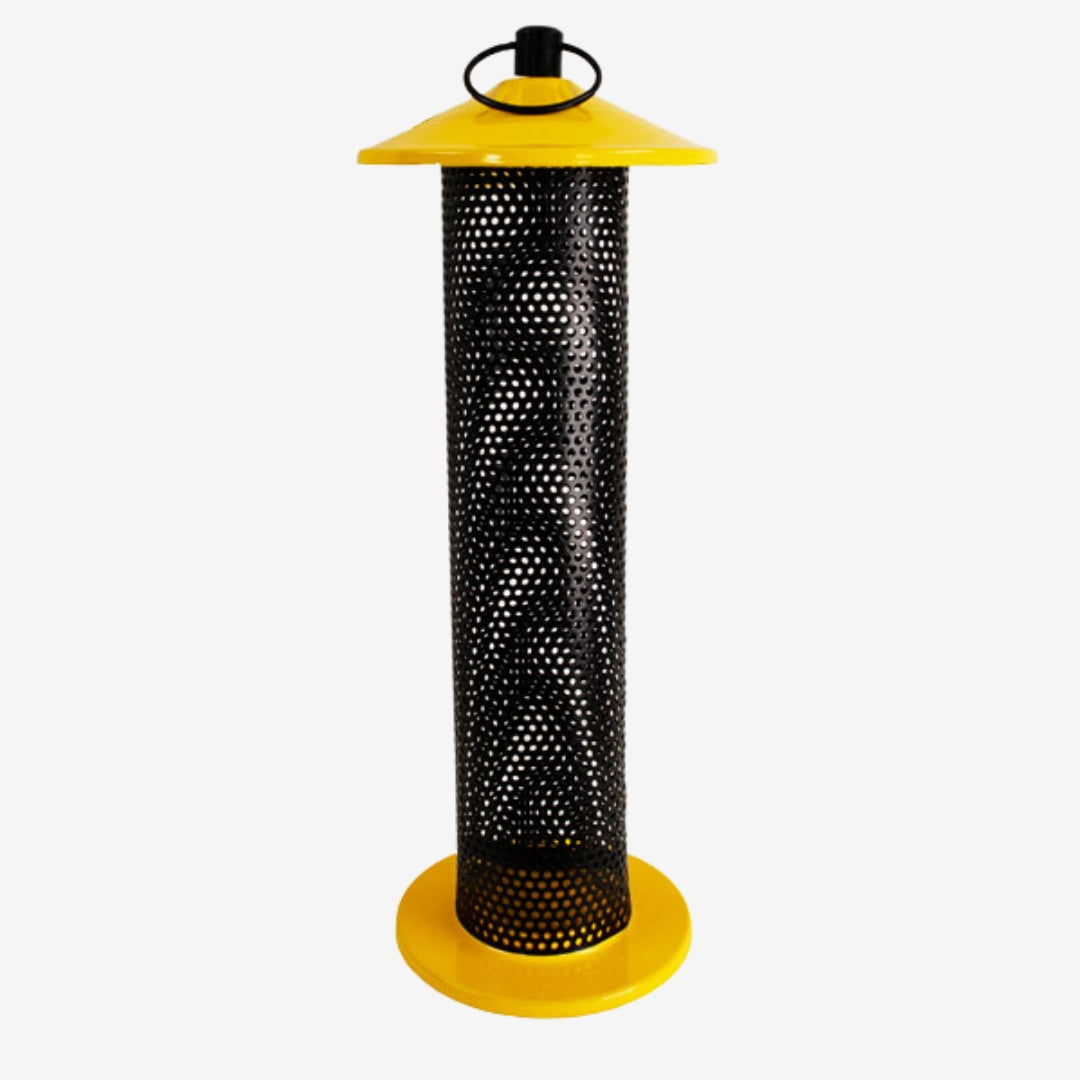 Set of 2 Heath Cling and Catch Finch Feeders, designed to attract finches and other small birds with easy access to seeds