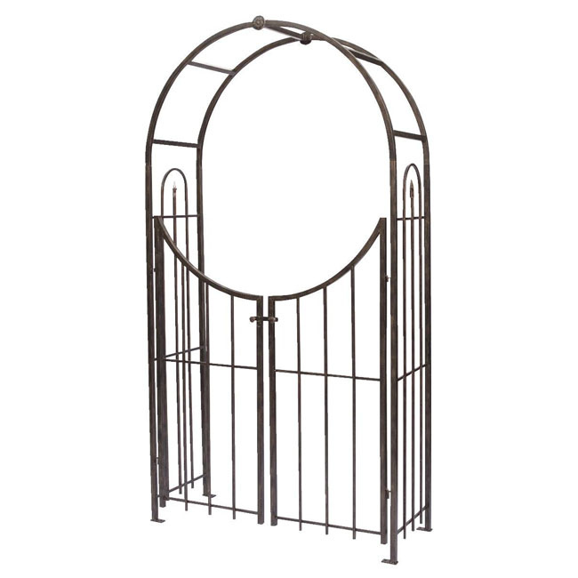 Close-up view of Secret Garden Arch & Gate showcasing its design and dimensions.