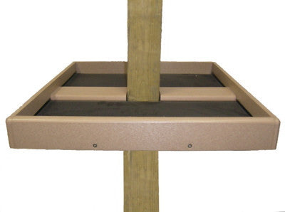 4x4 Post-Mount Seed Tray-Recycled by BirdsChoice